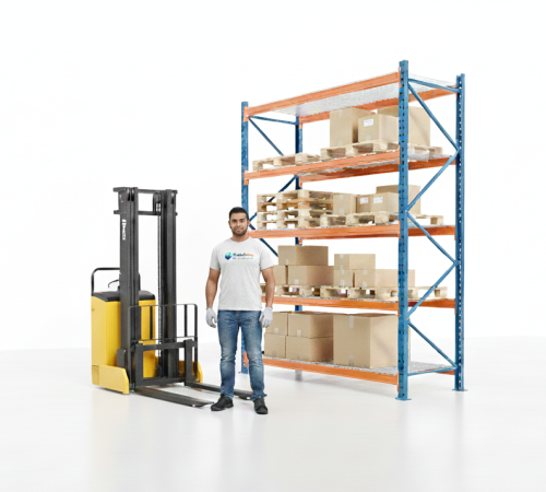 heavy duty racks and material handling equipment for warehouse and industrial storage