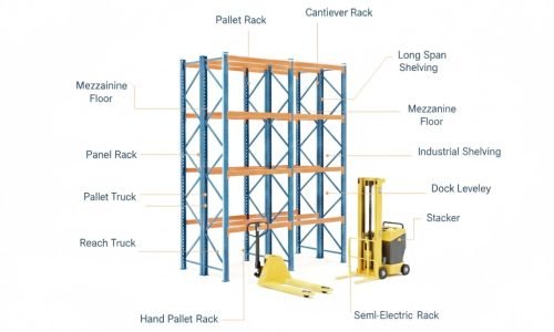 Pallet truck for warehouse storage and industrial Storage by Stackpro Industries